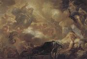 Luca  Giordano Solomon's Dream oil painting artist